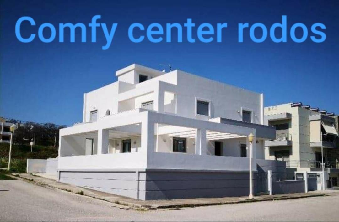 Luxury - Comfy Center Rodos Lägenhet Asgourou Exteriör bild